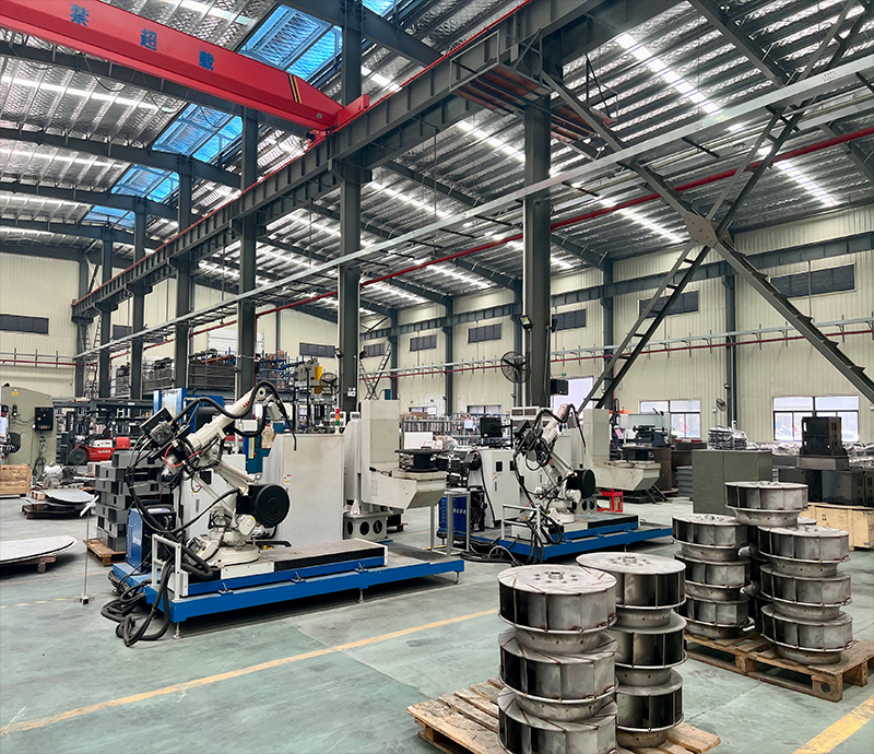 自動化機(jī)器人焊接車間